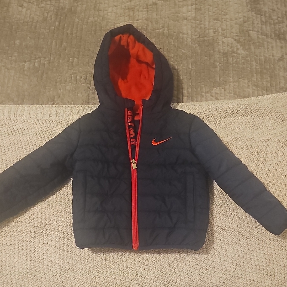 Nike Toddler Jacket in Navy and Red